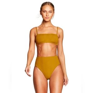 Vitamin A Barcelona Bottom - Matcha EcoRib EUC!